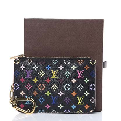 Louis Vuitton Monogram Multicolor Key Pouch Black Grenade 8 of 8