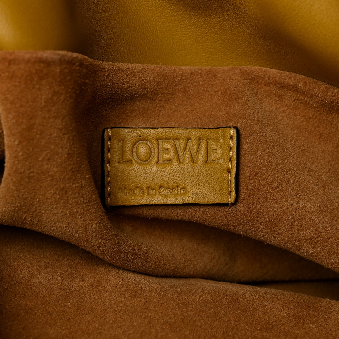 Nappa Medium Flamenco Knot Bag Ochre