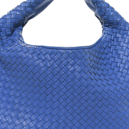 Bottega Veneta Nappa Intrecciato Large Veneta Hobo Blue Royal 7 of 9