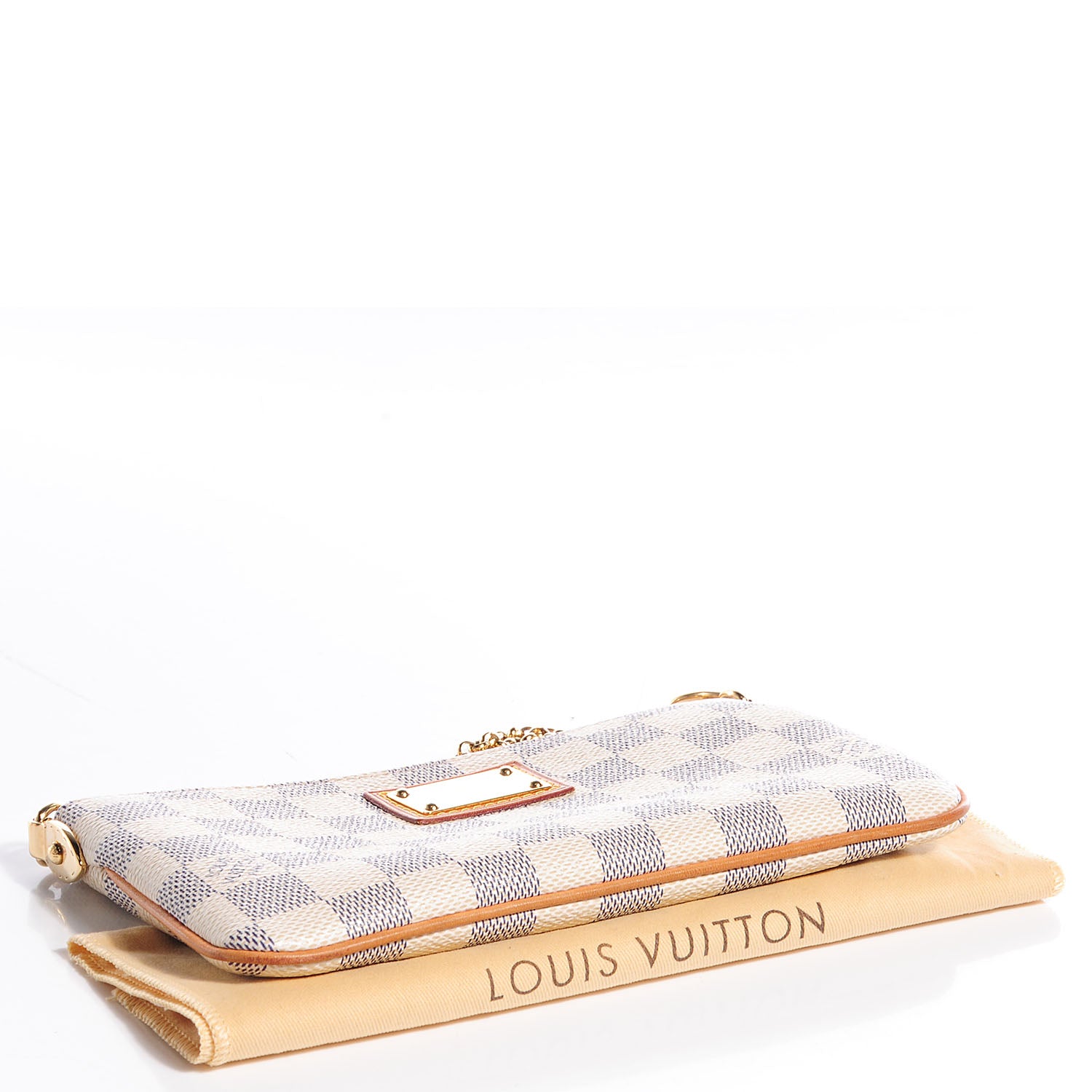 Louis Vuitton Damier Azur Pochette Milla MM 4 of 7