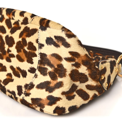 Prada Calf Hair Leopard Print Bag Avorio 9 of 9