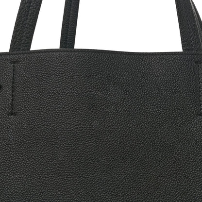 Celine Soft Grained Calfskin Medium Belt Cabas Phantom Black 11 of 11
