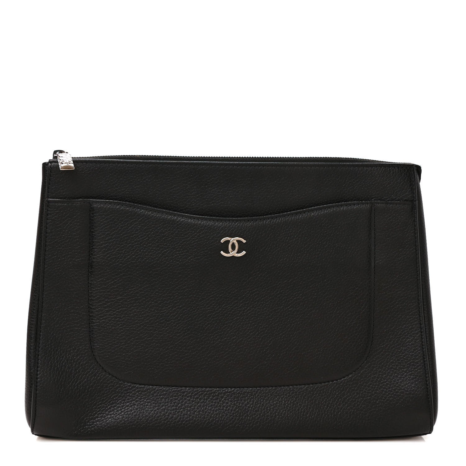 Chanel Grained Calfskin Large Neo Executive Cosmetic Case Black 1 of 9