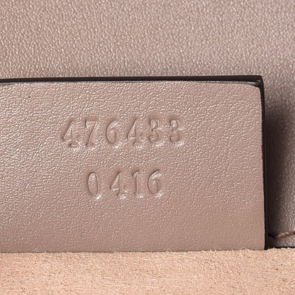 Gucci Calfskin Matelasse Super Mini GG Marmont Shoulder Bag Porcelain Rose 7 of 7