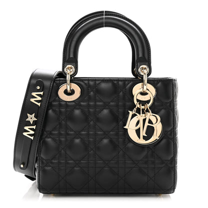Christian Dior Lambskin Cannage Small My ABCDior Lady Dior Black 1 of 9