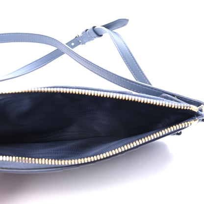 Christian Dior Lambskin Cannage Lady Dior Long Wallet Denim Blue 4 of 5