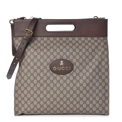 Gucci Soft GG Supreme Monogram Slip Handle Vertical Tote Beige New Acero 1 of 10