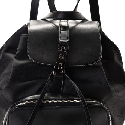 Gucci Nylon Monogram Backpack Black 4 of 11