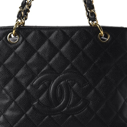 Chanel Caviar Quilted Petit Timeless Tote PTT Black 9 of 9