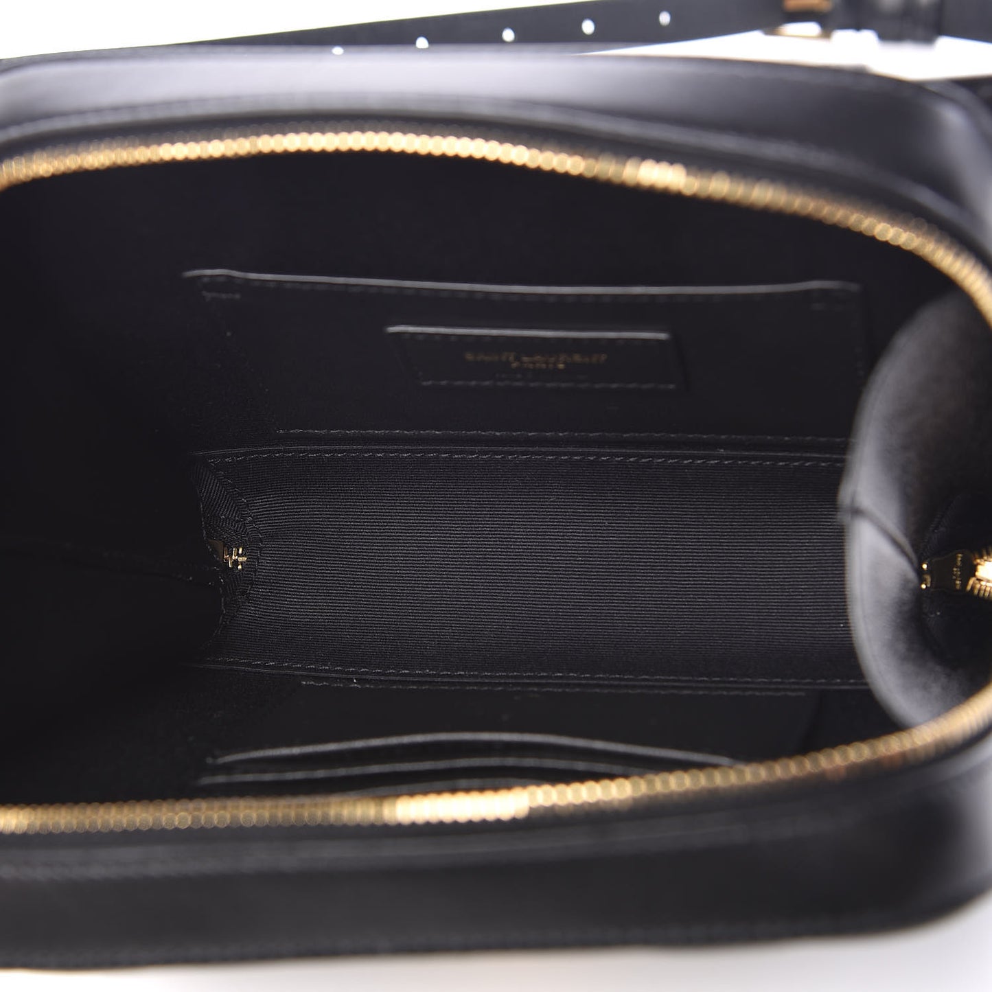 Lambskin Matelasse Vicky Monogram Belt Bag Black