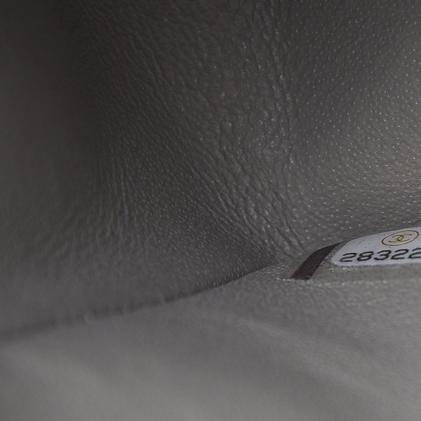 Lambskin Quilted Small Double Flap Grey