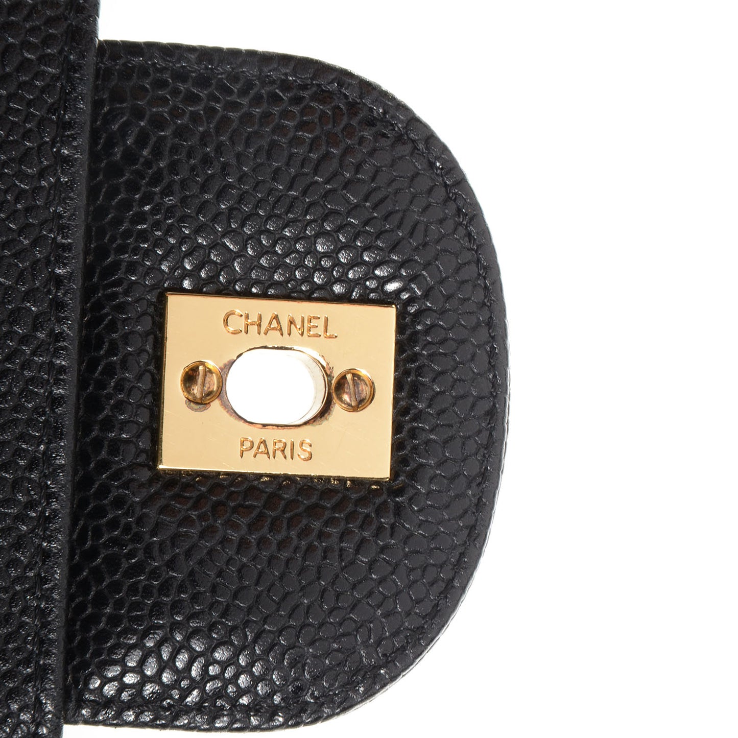 Caviar Maxi Single Flap Black