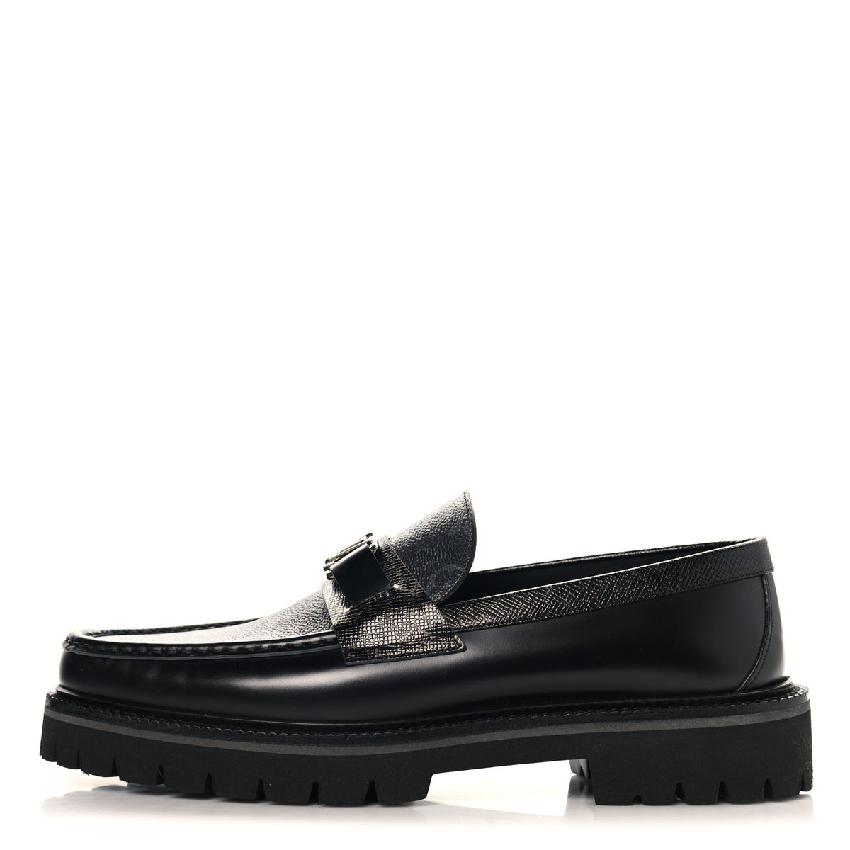 Monogram Eclipse Jacquard Mens Major Loafers 9
