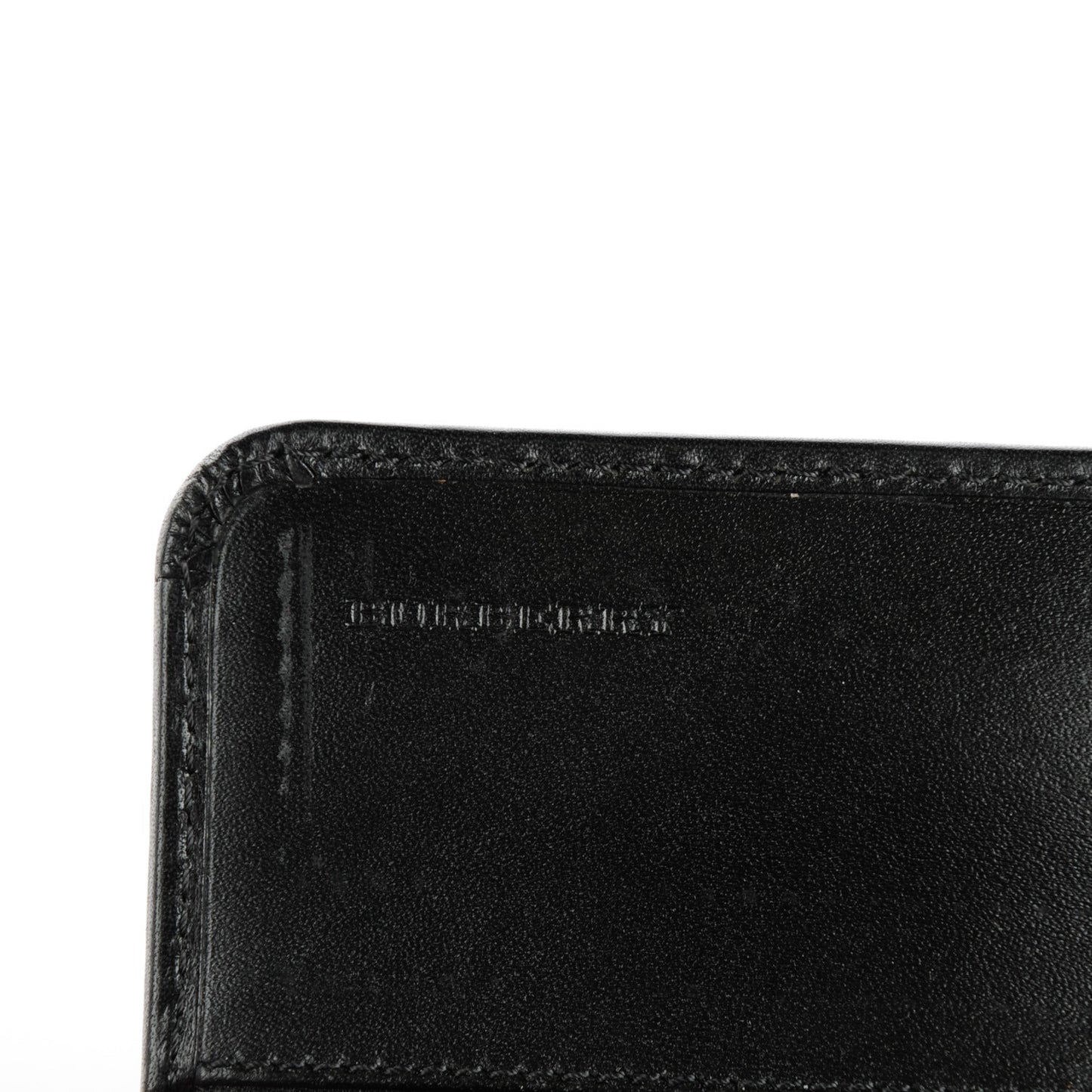Grainy Calfskin Continental Wallet Black