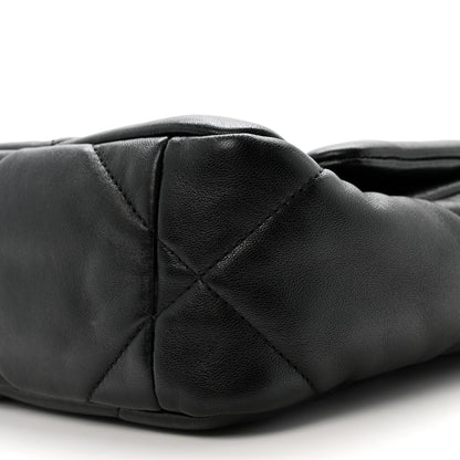 Chanel Lambskin Quilted Medium Chanel 19 Flap Black 10 of 10
