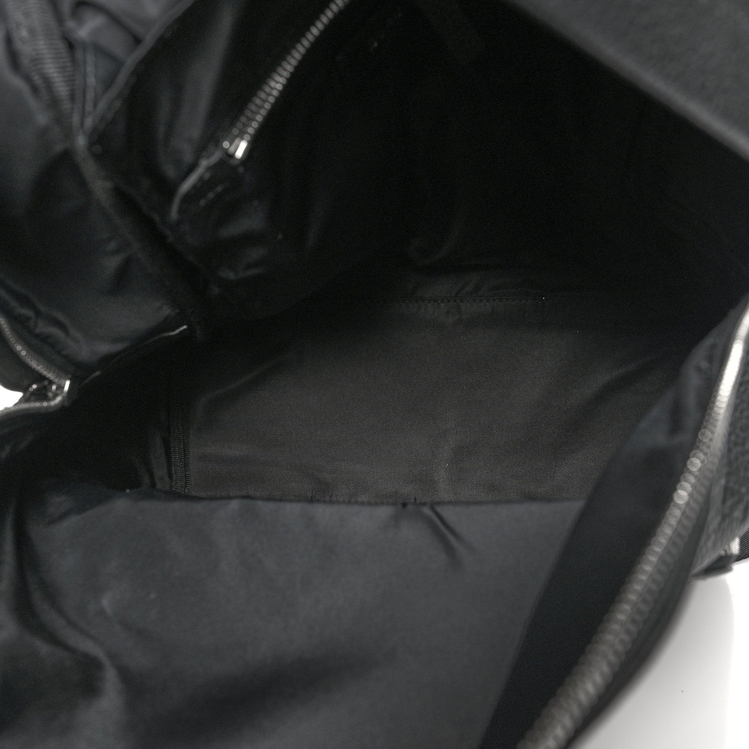 Burberry Calfskin Logo Embossed Backpack Black 4 of 8