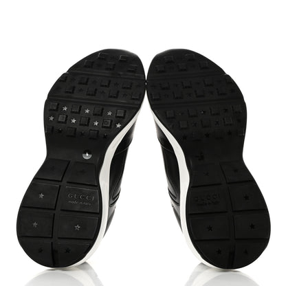 Gucci Apollo Calfskin Mens Rhyton Sneakers 8 Black 5 of 8