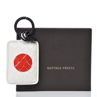 Bottega Veneta Nappa Intrecciato Key Ring White 4 of 4