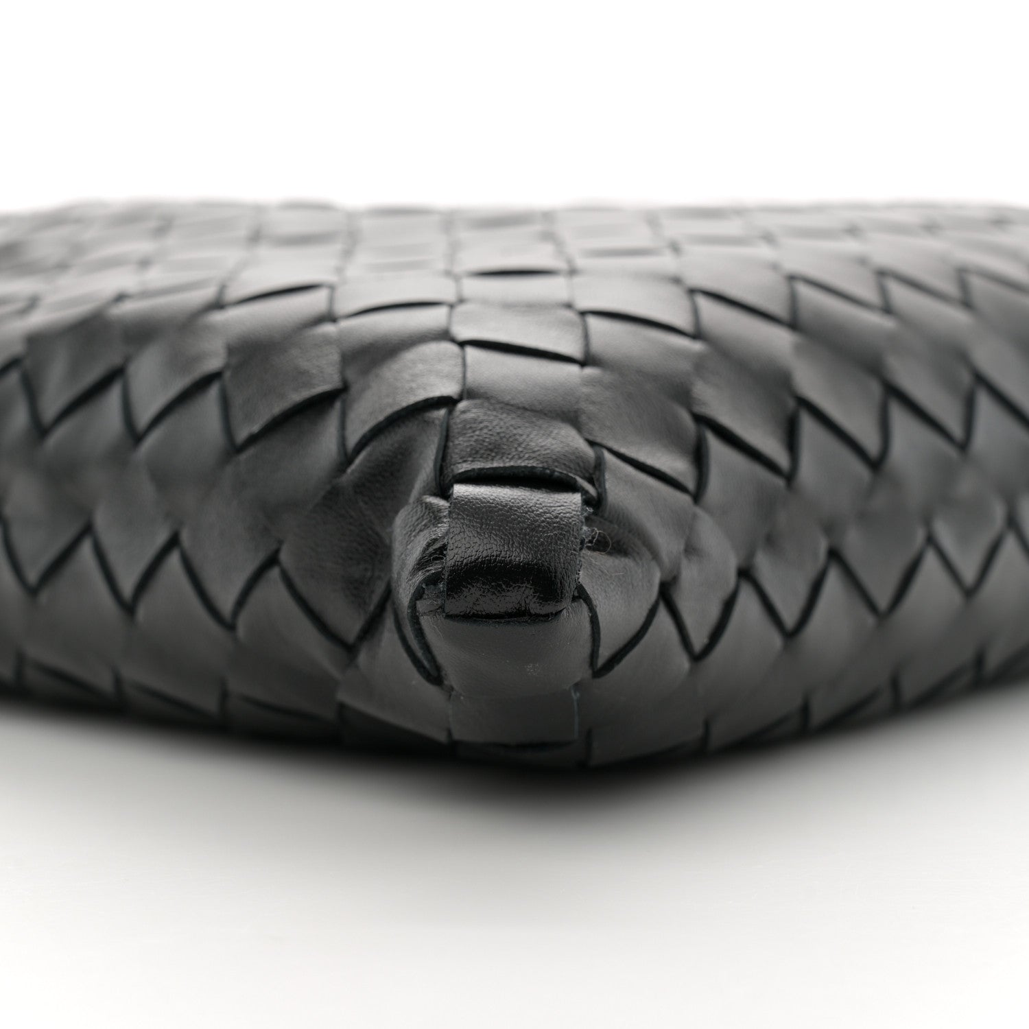 Bottega Veneta Calfskin Intrecciato Small Hop Black 9 of 10