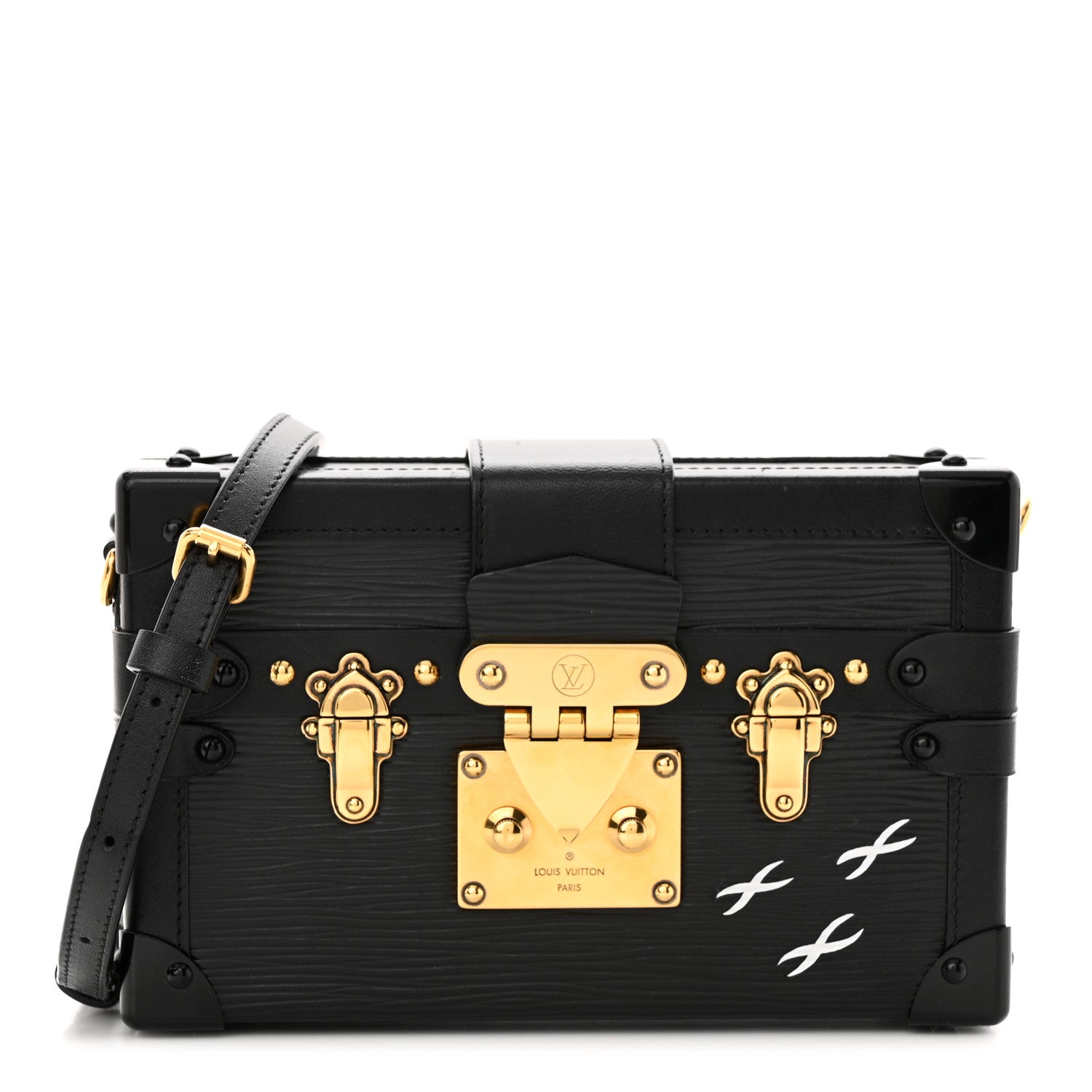Louis Vuitton Epi Petite Malle Black 1 of 11