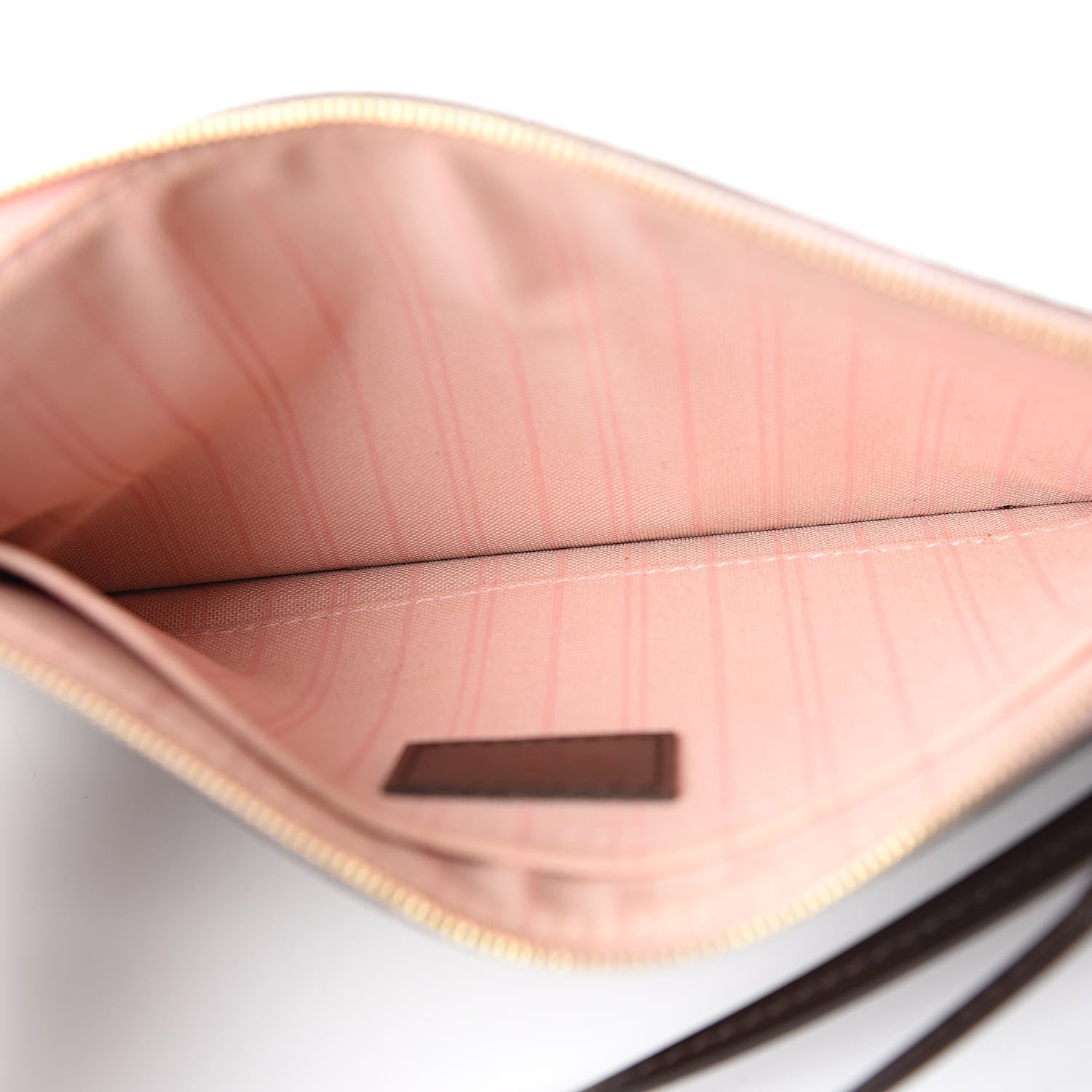 Louis Vuitton Damier Ebene Neverfull MM GM Pochette Rose Ballerine 5 of 7