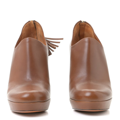 Gucci Calfskin Ankle Boots 38 Ginger Bread 4 of 13