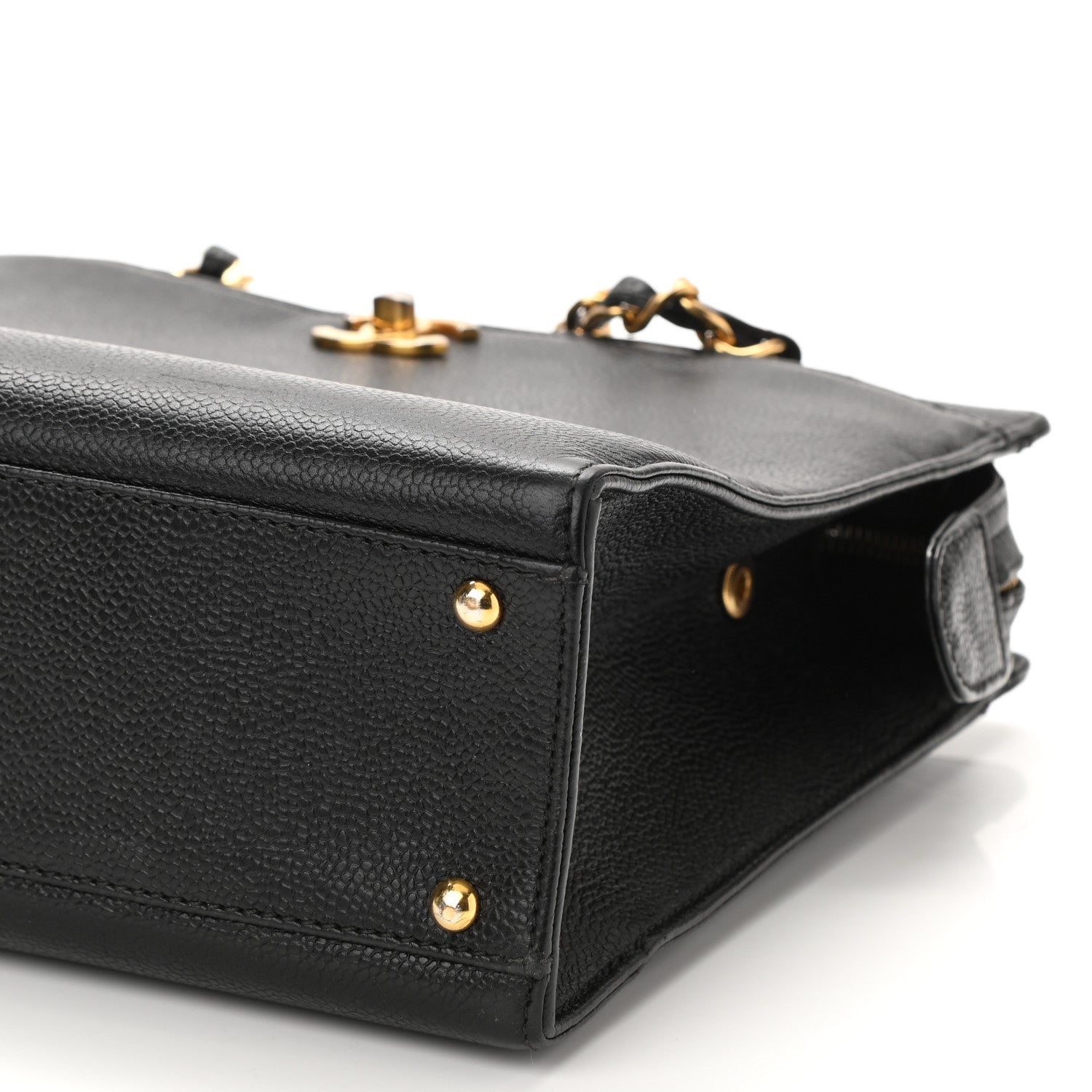 Chanel Caviar CC Shoulder Bag Black 10 of 10