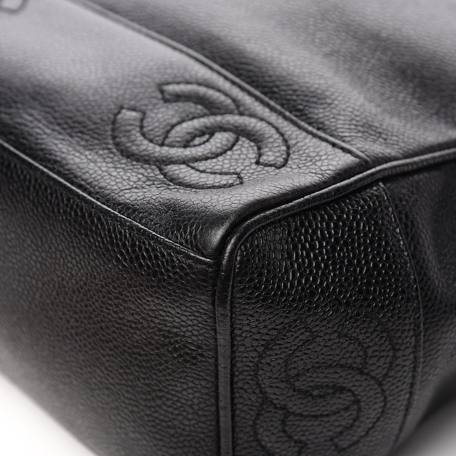 Chanel Caviar Shoulder Bag Black 9 of 15