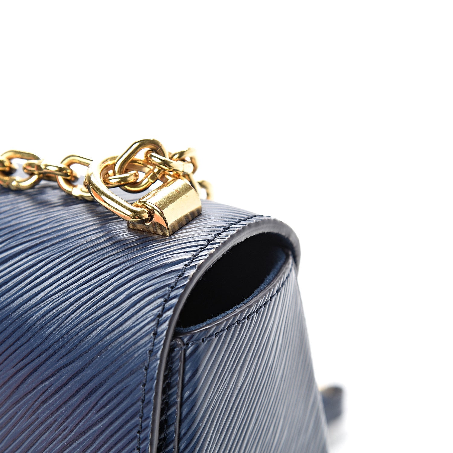 Louis Vuitton Epi Twist Shoulder Bag MM Indigo 13 of 14