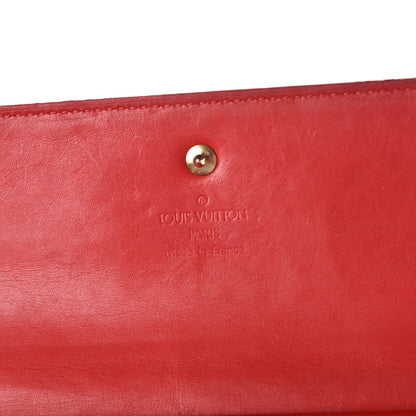 Louis Vuitton Vernis Porte Tresor International Wallet Rouge 6 of 7