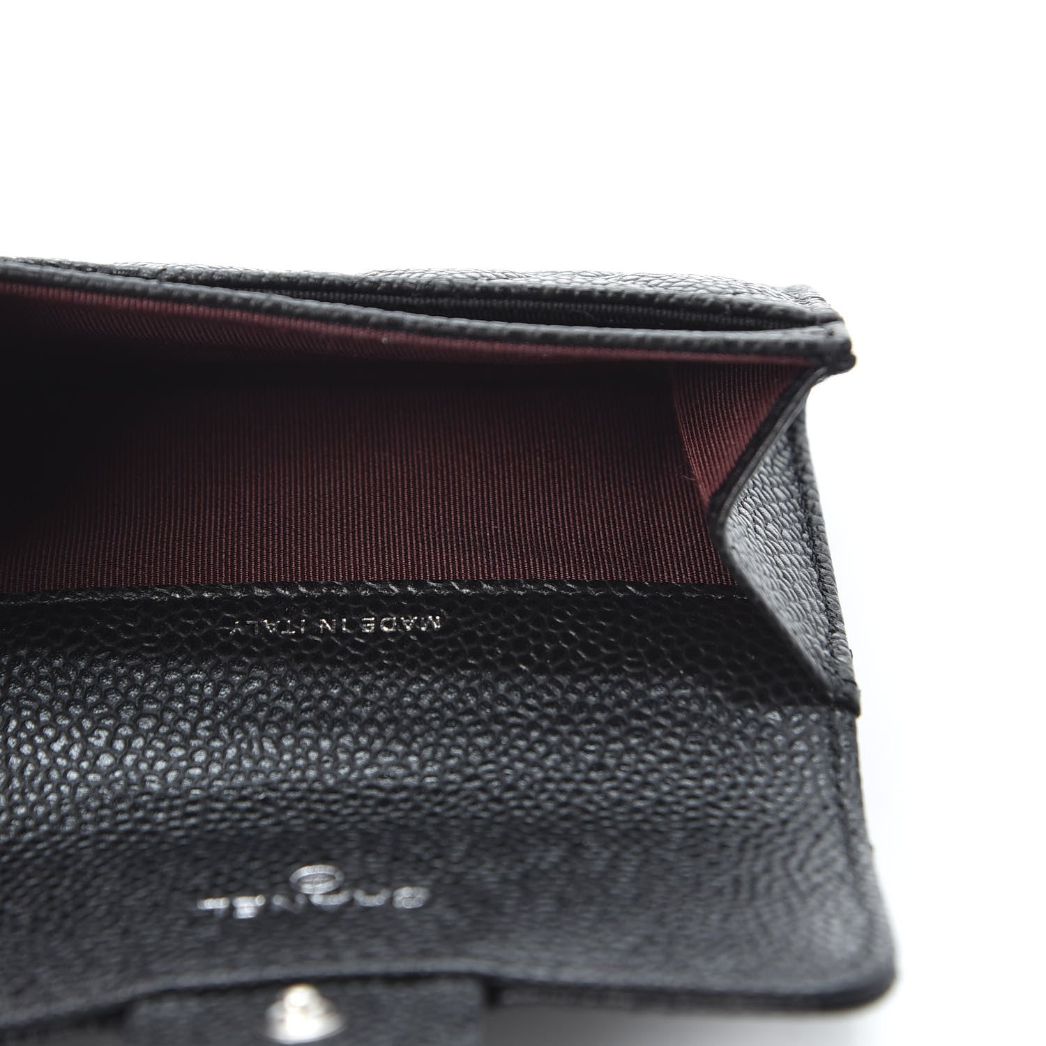 Chanel Caviar Quilted Flap Card Holder Black 4 of 10