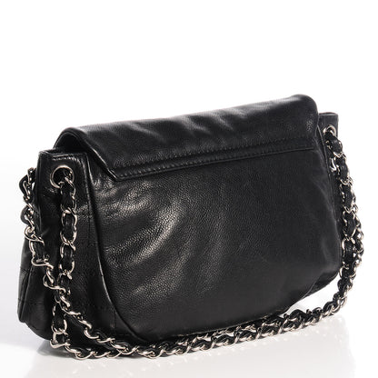 Chanel Caviar Half Moon Large Flap Black 3 of 7