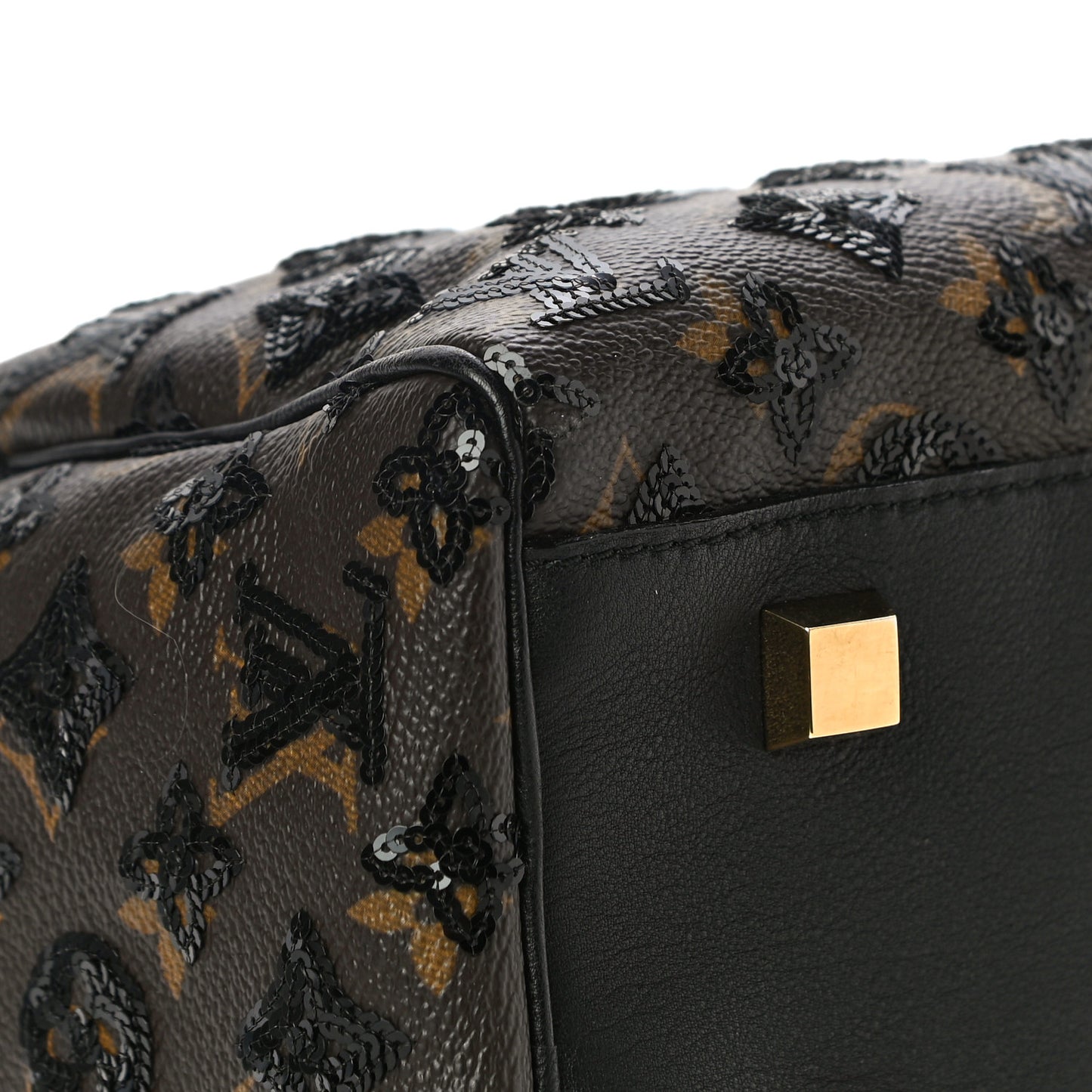 Monogram Sequins Eclipse Speedy 28 Black