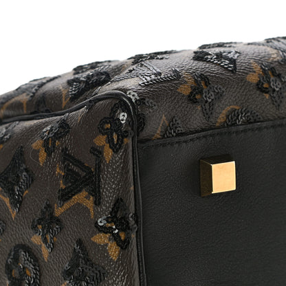 Louis Vuitton Monogram Sequins Eclipse Speedy 28 Black 9 of 11
