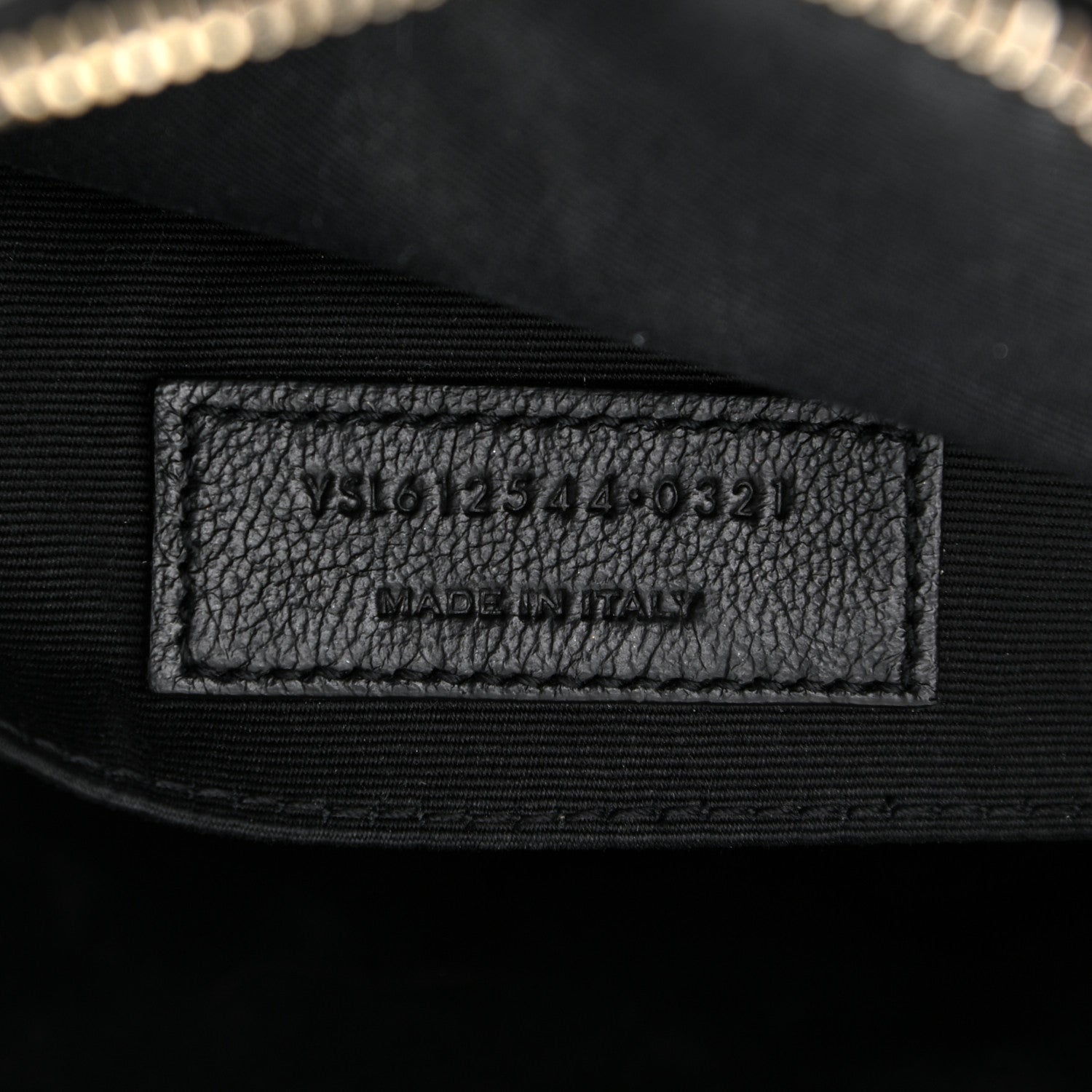 Saint Laurent Calfskin Matelasse Monogram Lou Camera Bag Black 7 of 10