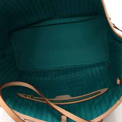 Louis Vuitton Monogram V Neverfull MM Turquoise 6 of 11