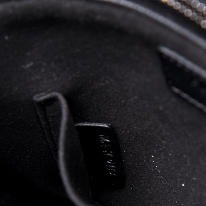 Givenchy Grained Calfskin Chain Small Shark Lock Satchel Black 8 of 18