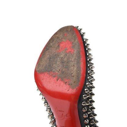 Christian Louboutin Nappa Fifi Spikes 100 Pumps 38.5 Black 17 of 18