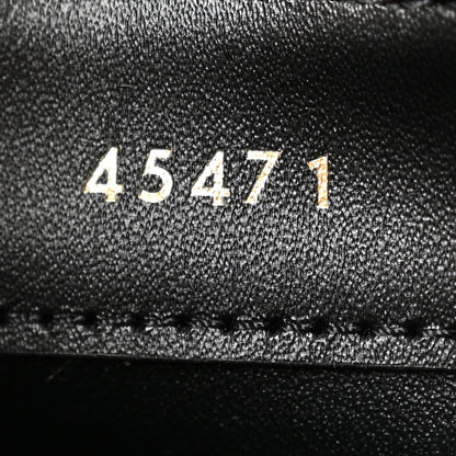 Celine Satinated Calfskin Small 16 Top Handle Bag Black 9 of 14