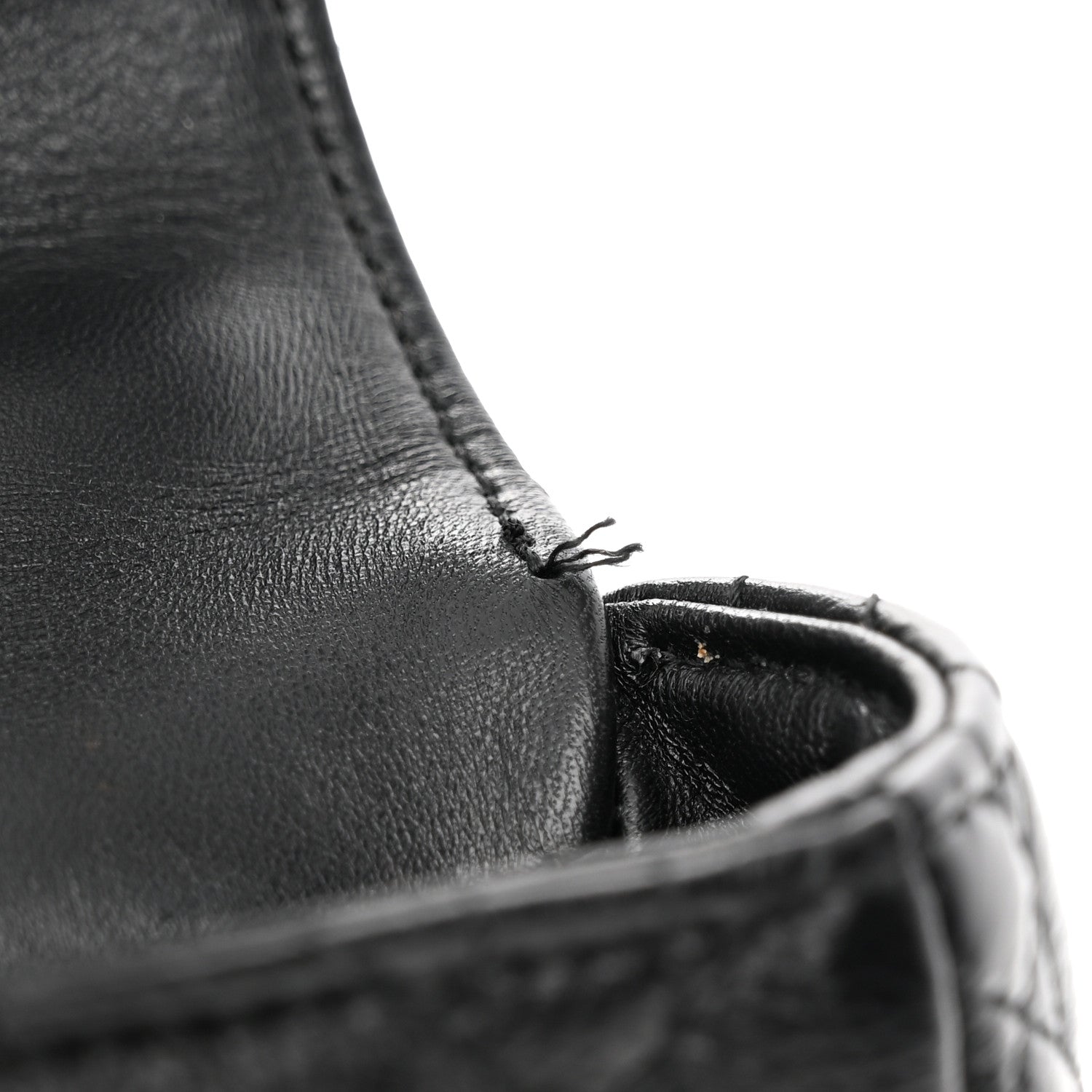 Christian Dior Calfskin Cannage Medium Caro Bag Black 17 of 21