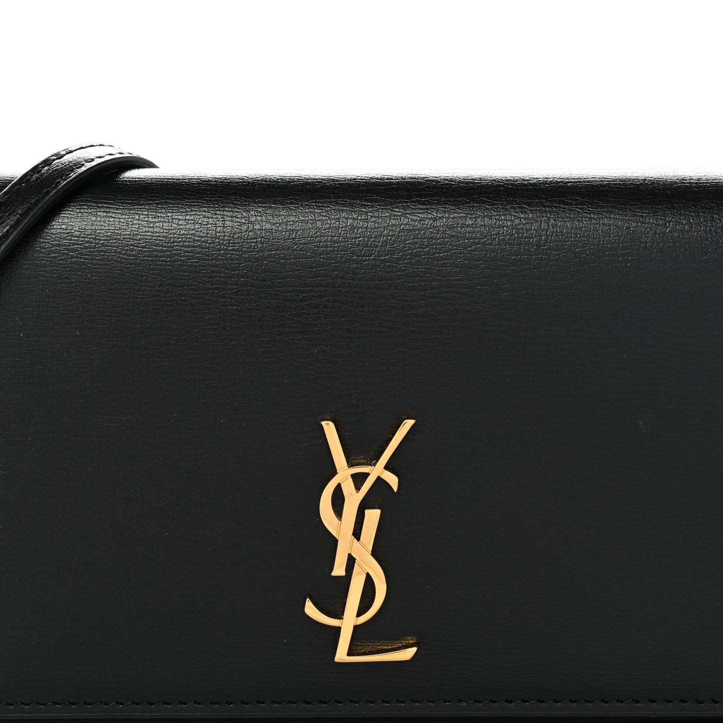 Calfskin Monogram Cassandre Phone Holder With Strap Black