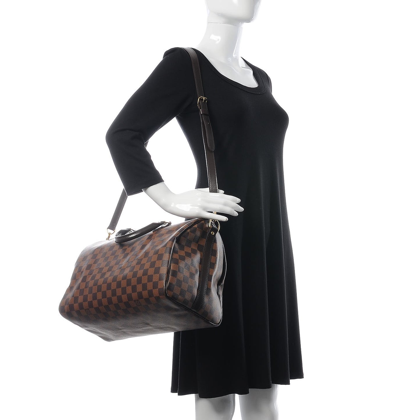Damier Ebene Speedy Bandouliere 35