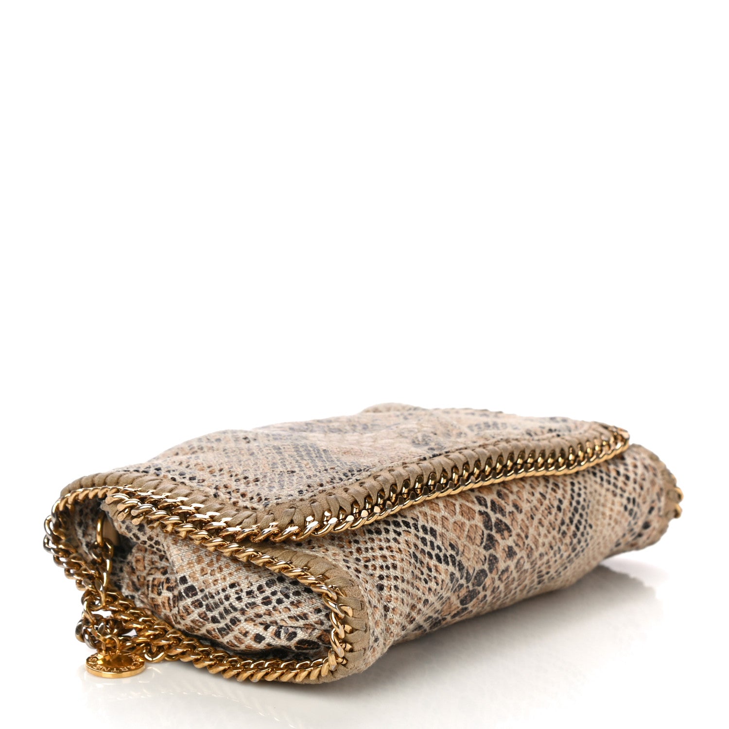 Stella McCartney Eco Python Falabella Crossbody Bag Camel 4 of 10