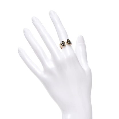 Cartier 18K Pink Yellow White Gold 8mm C De Ring 48 4.5 2 of 4