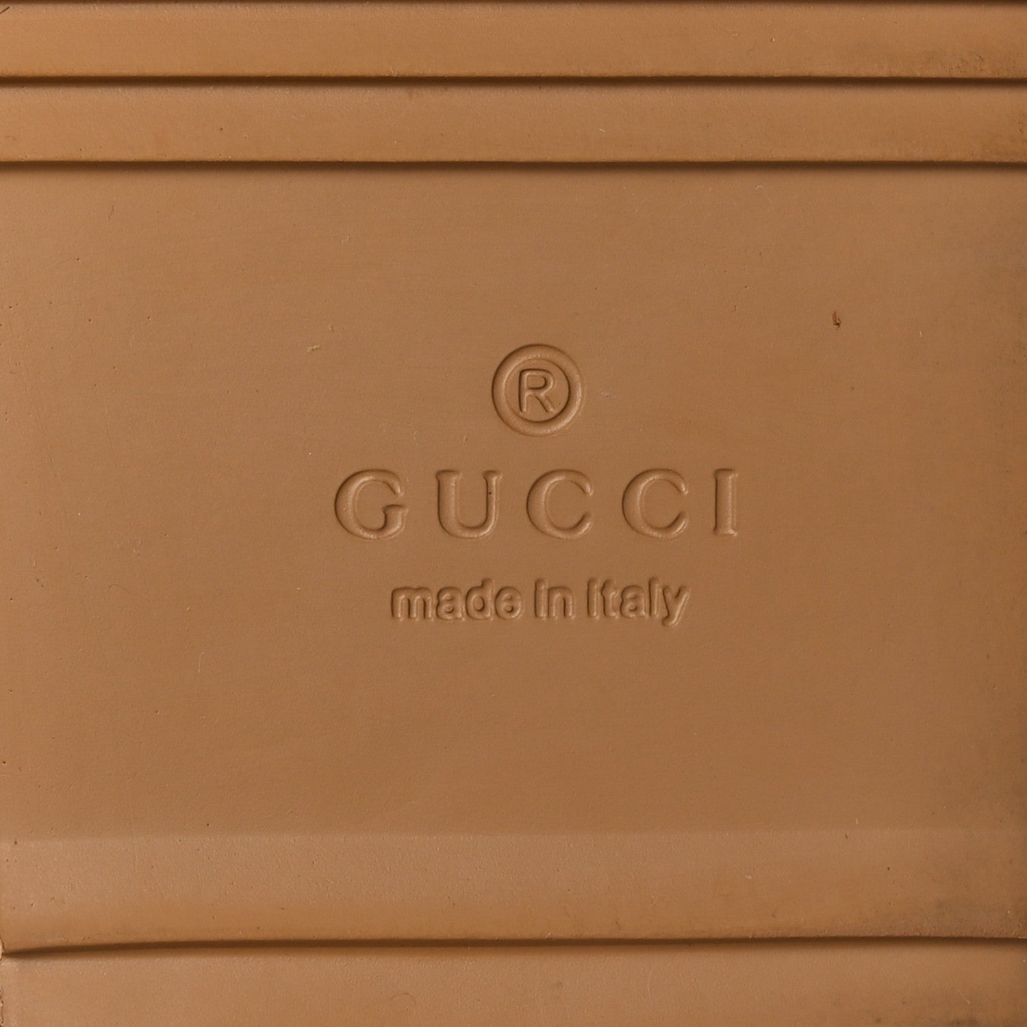 Gucci Monogram Jumbo GG Nappa Samoa Platform 40mm Slide Sandals 39 Camel Ebony New Acero 8 of 8