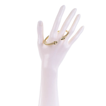David Yurman 18K Yellow Gold 5mm Cable Renaissance Bracelet 2 of 5