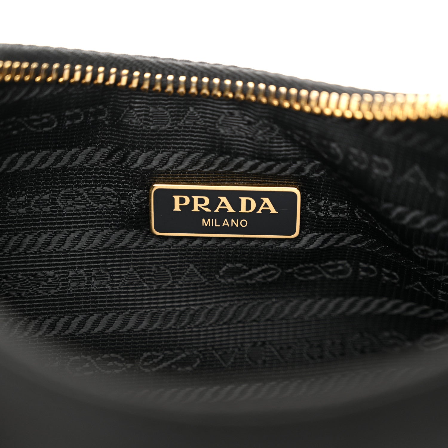 Prada Tessuto Nylon Saffiano Mini Re-Edition 2005 Bag Black 6 of 12