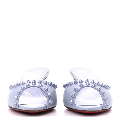 Christian Louboutin Nappa Spike Me Dolly 55 Sandals 36.5 Skylight 2 of 8