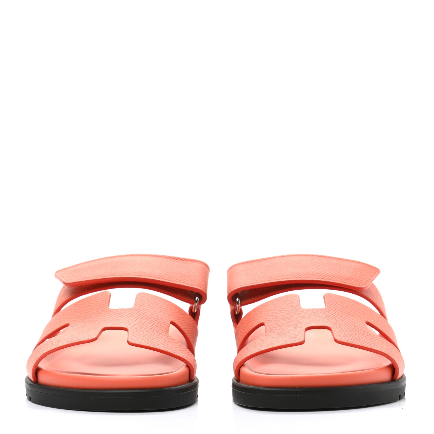 Hermes Epsom Womens Chypre Sandals 36.5 Rose Sorbet 2 of 9