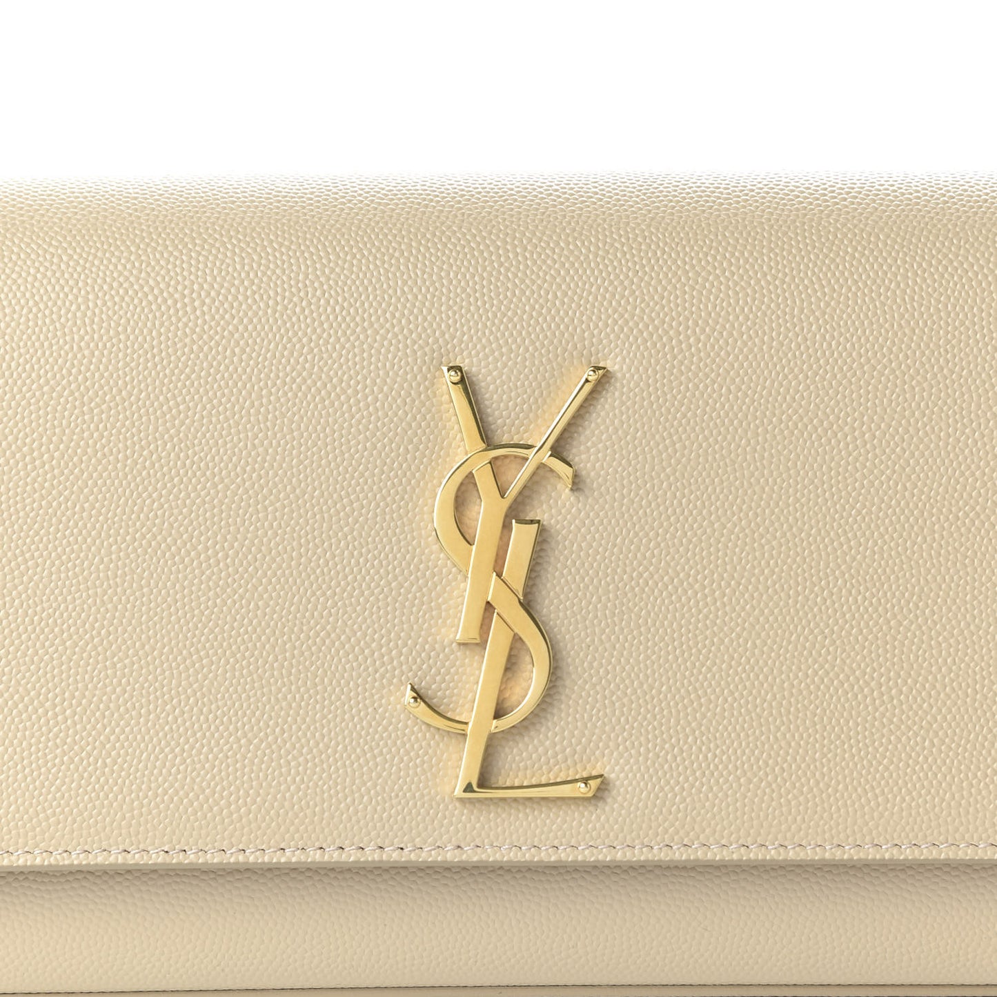 Grain De Poudre Classic Monogram Cassandre Clutch Nude
